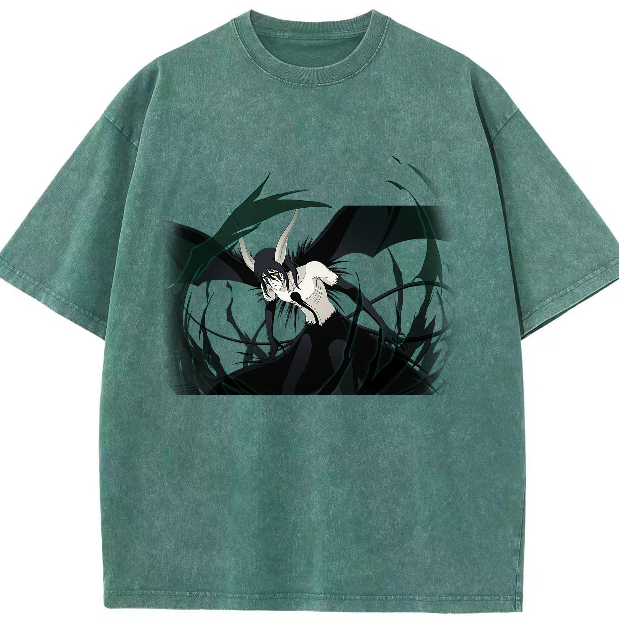 （画像用） ブリーチ ウルキオラ·シファー BLEACH Ulquiorra cifer 綿100% ヴィンテージ風 半袖Tシャツ（フロントプリント）